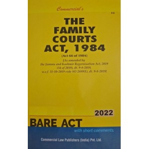 Commercial's The Family Courts Act, 1984 Bare Act 2022